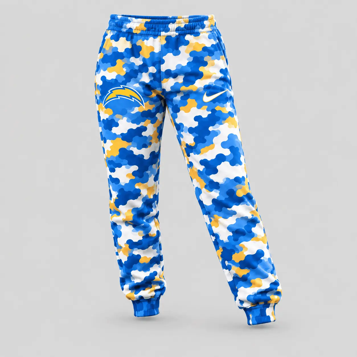 Los Angeles Chargers | Premium NFL Game Day Team Spirit Camo Tracksuit Set TD - Image 3