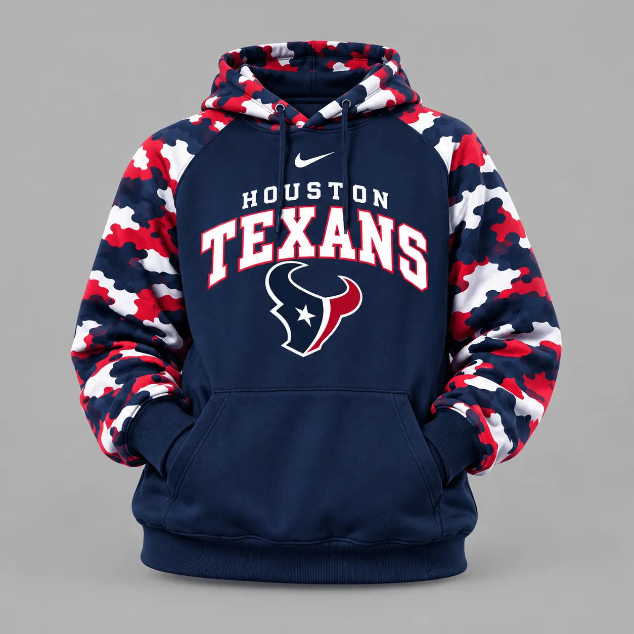 Houston Texans | Premium NFL Game Day Team Spirit Camo Tracksuit Set TD - Image 2