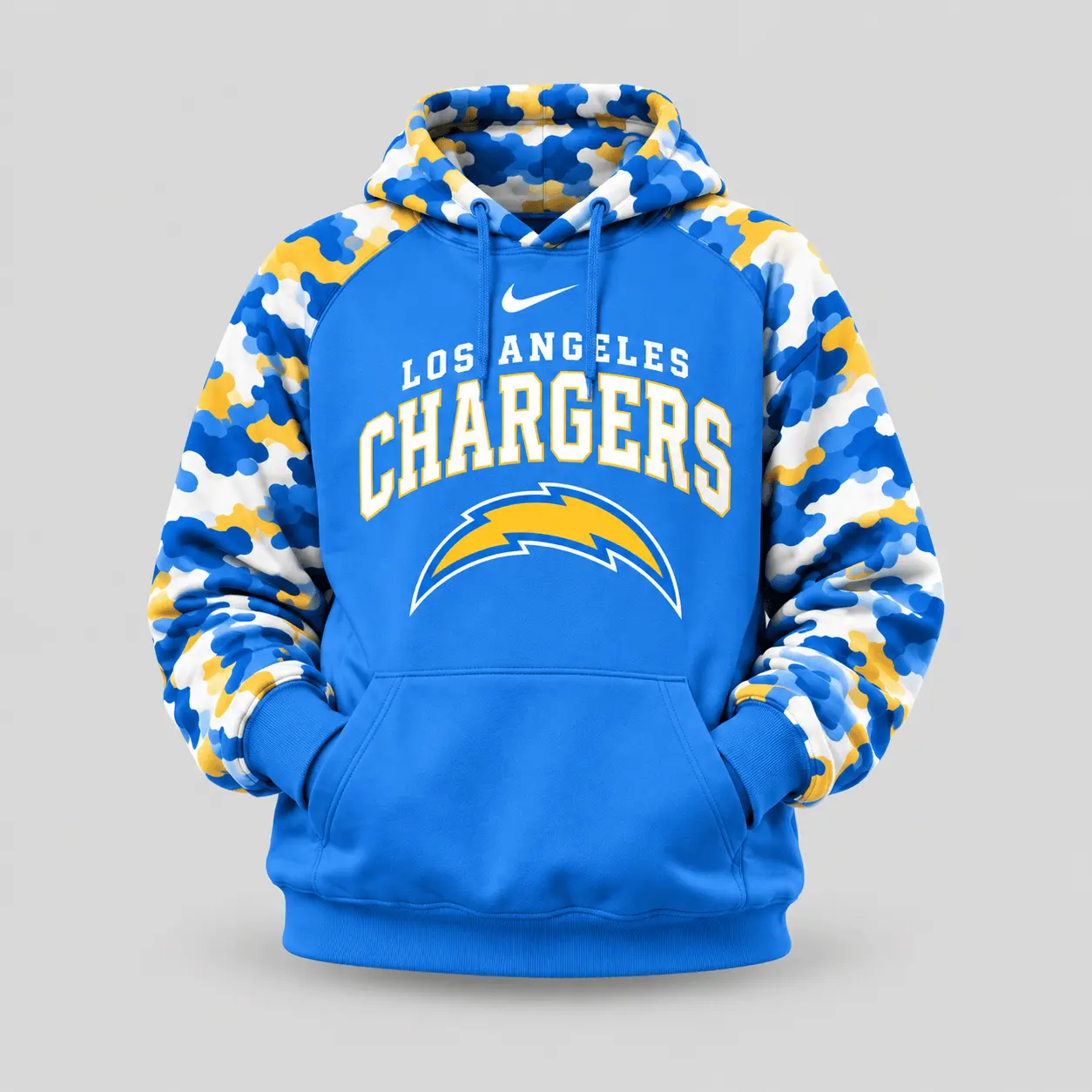 Los Angeles Chargers | Premium NFL Game Day Team Spirit Camo Tracksuit Set TD - Image 2