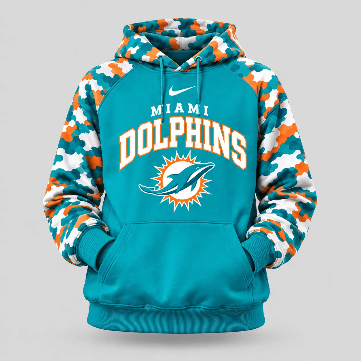 Miami Dolphins | Premium NFL Game Day Team Spirit Camo Tracksuit Set TD - Image 2