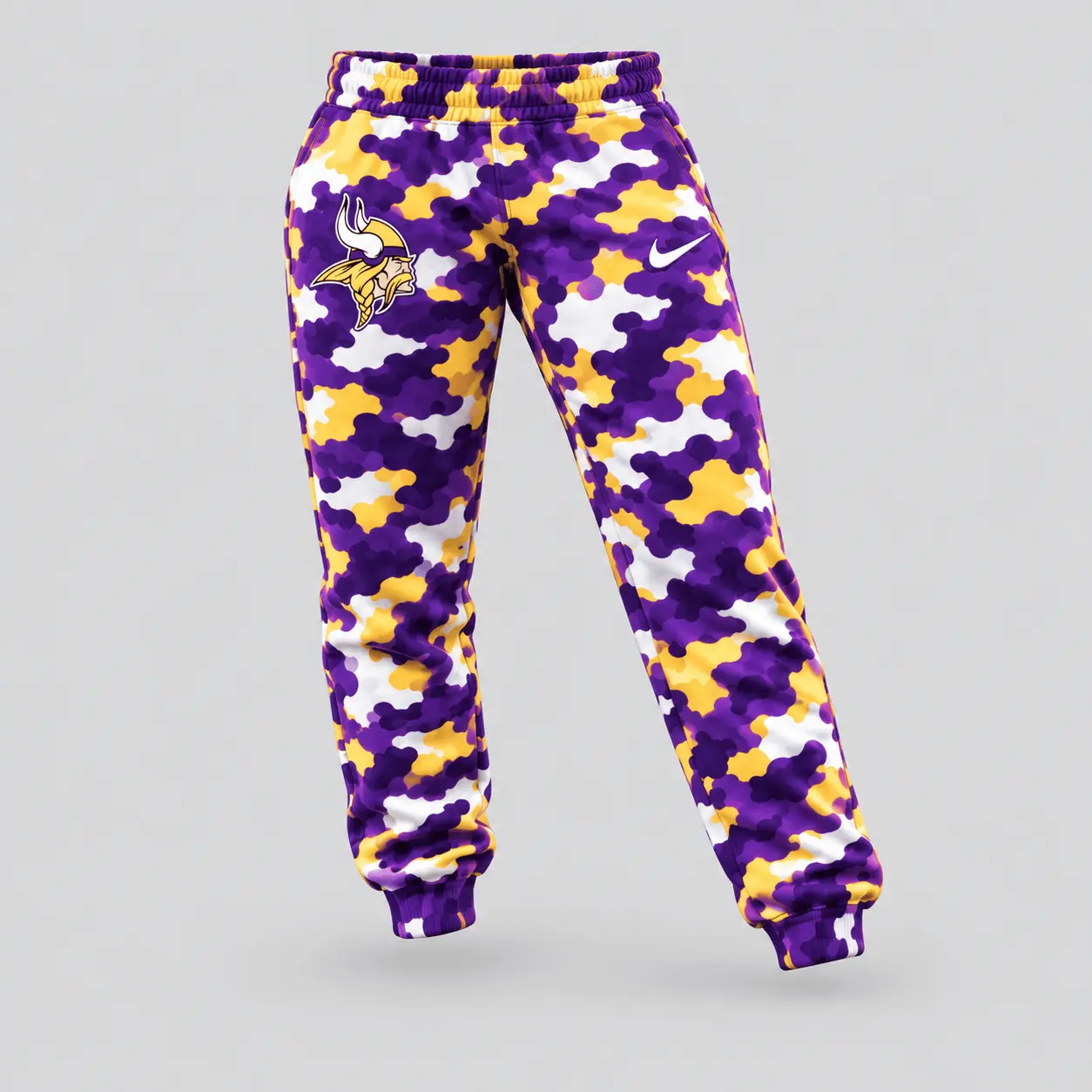 Minnesota Vikings | Premium NFL Game Day Team Spirit Camo Tracksuit Set TD - Image 3