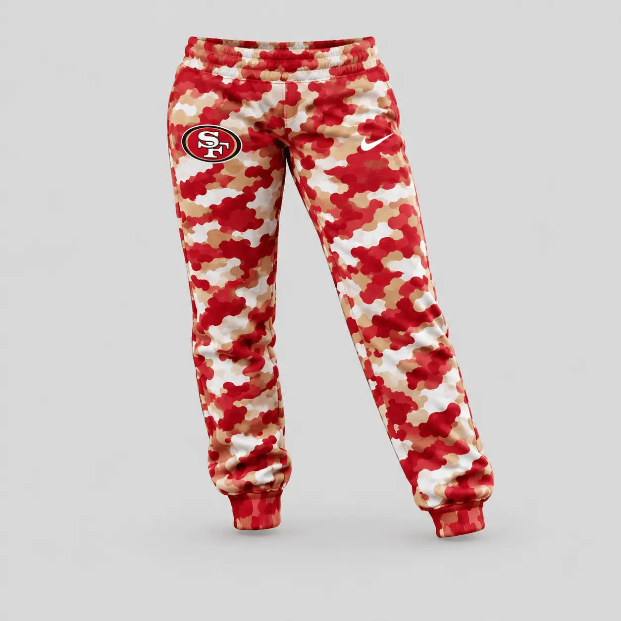 San Francisco 49ers | Premium NFL Game Day Team Spirit Camo Tracksuit Set TD - Image 3