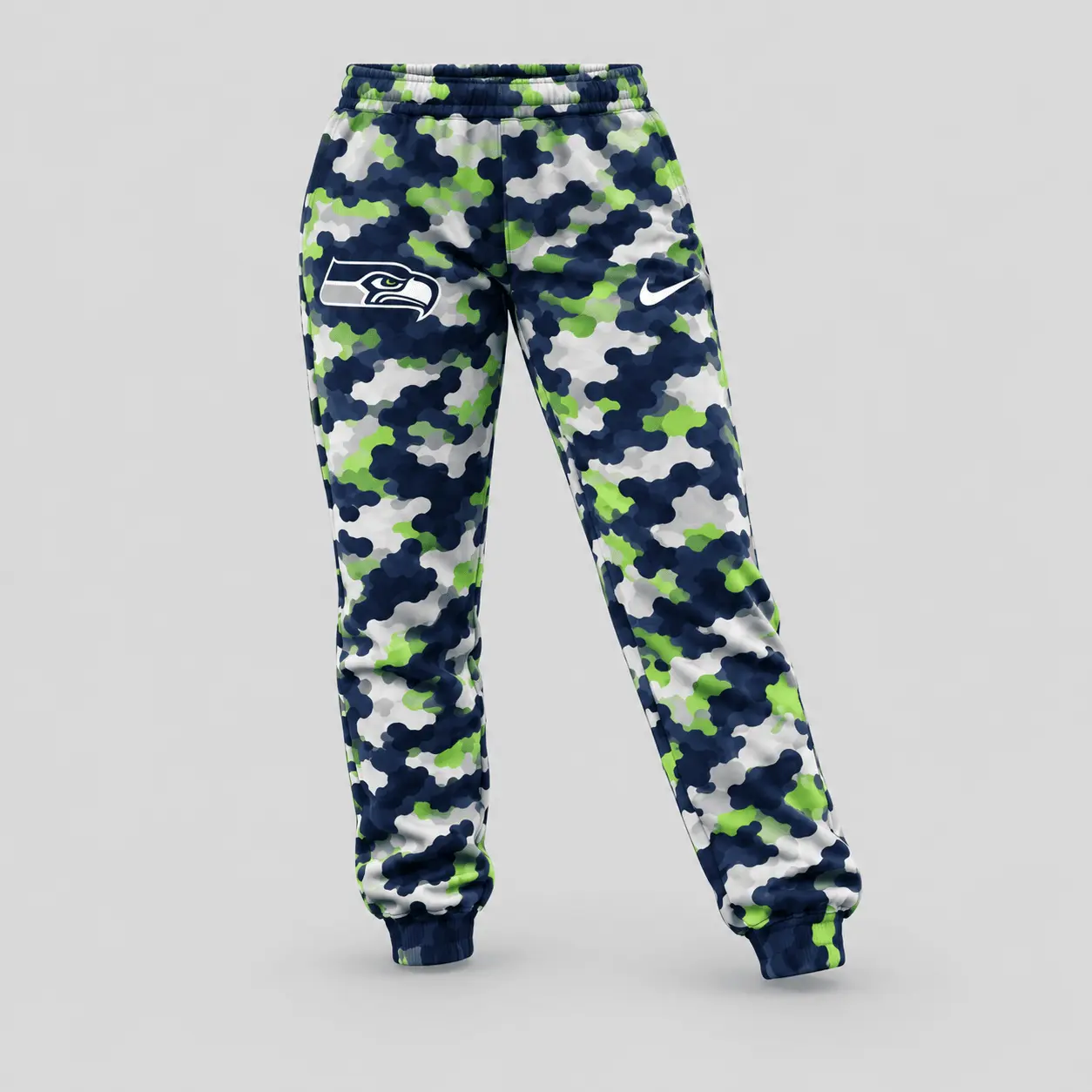 Seattle Seahawks | Premium NFL Game Day Team Spirit Camo Tracksuit Set TD - Image 3
