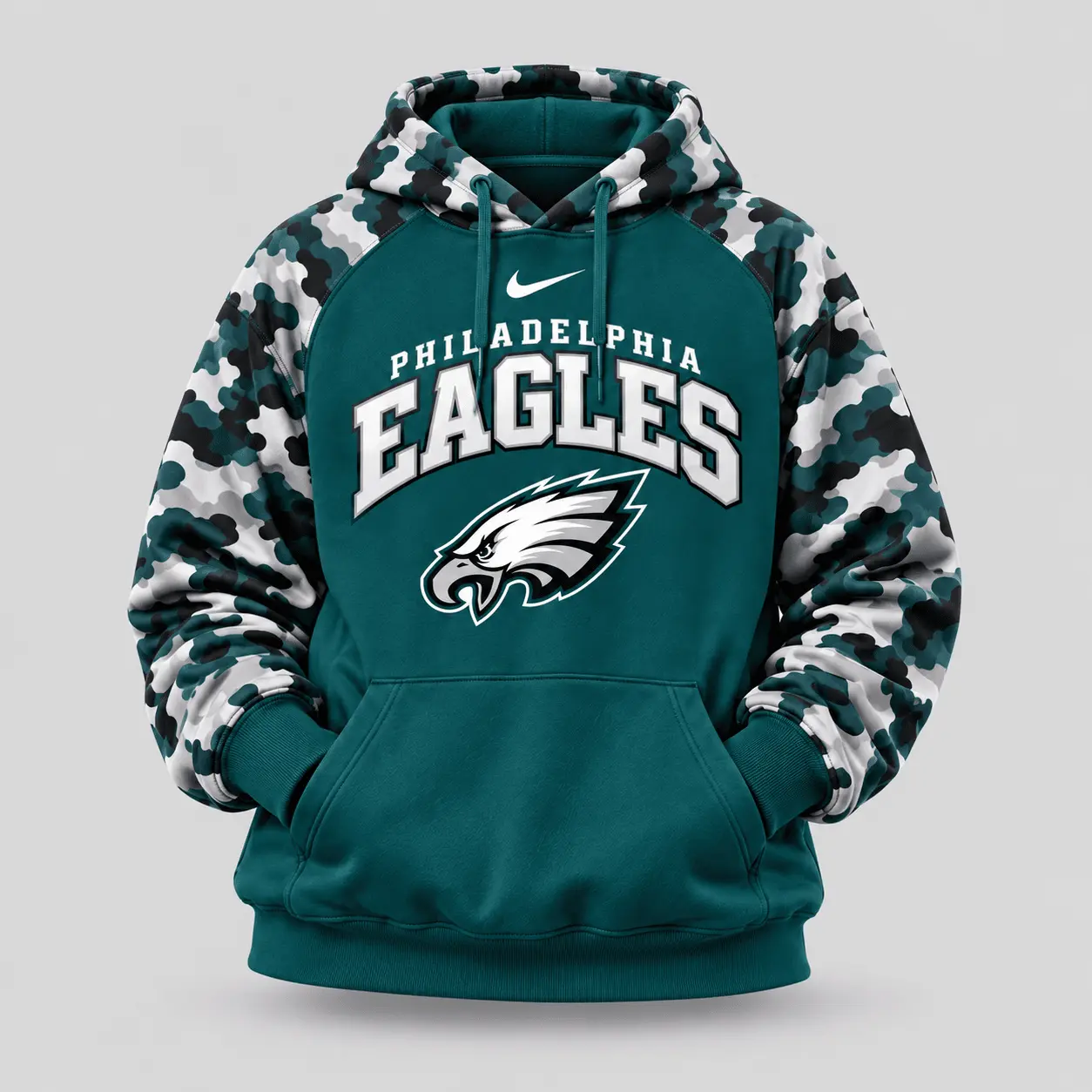 Philadelphia Eagles | Premium NFL Game Day Team Spirit Camo Tracksuit Set TD - Image 2