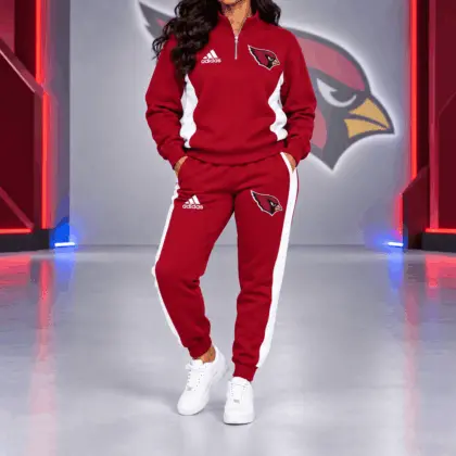 Arizona Cardinals | Premium NFL Athletic Team Spirit Quarter-Zip + Pants TD