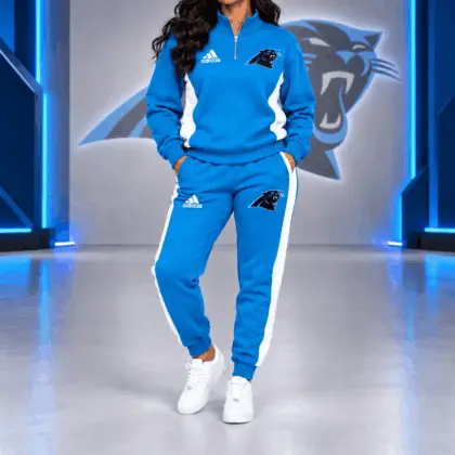 Carolina Panthers | Premium NFL Athletic Team Spirit Quarter-Zip + Pants TD