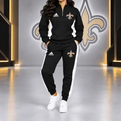 New Orleans Saints | Premium NFL Athletic Team Spirit Quarter-Zip + Pants TD