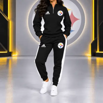 Pittsburgh Steelers | Premium NFL Athletic Team Spirit Quarter-Zip + Pants TD