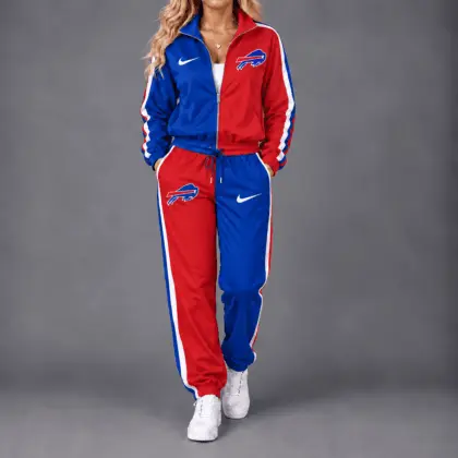 Buffalo Bills | Premium NFL Team Pride Waterproof Windbreaker Zip-Up Tracksuit Set NY