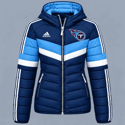 Tennessee Titans | Premium NFL Arctic Shield Colorblock Hooded Puffer Jacket NTH1