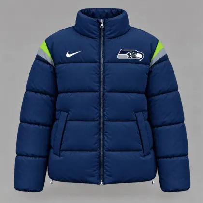 Seattle Seahawks | Premium NFL Quilted Puffer Jacket NY