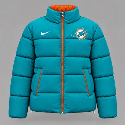 Miami Dolphins | Premium NFL Quilted Puffer Jacket NY