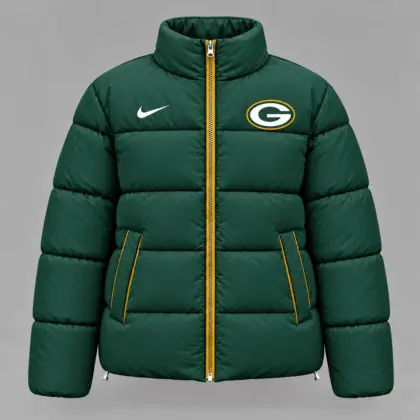 Green Bay Packers | Premium NFL Quilted Puffer Jacket NY