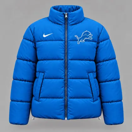 Detroit Lions | Premium NFL Quilted Puffer Jacket NY