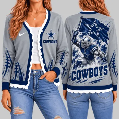 Dallas Cowboys | NFL Warrior Flag Knit Cardigan TD