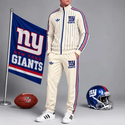 New York Giants | Premium NFL Old School Athletic Full Zip Tracksuit NTH1