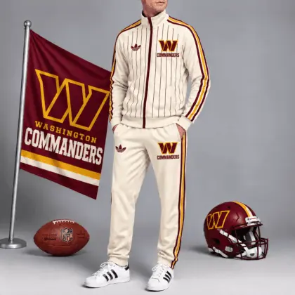 Washington Commanders | Premium NFL Old School Athletic Full Zip Tracksuit NTH1