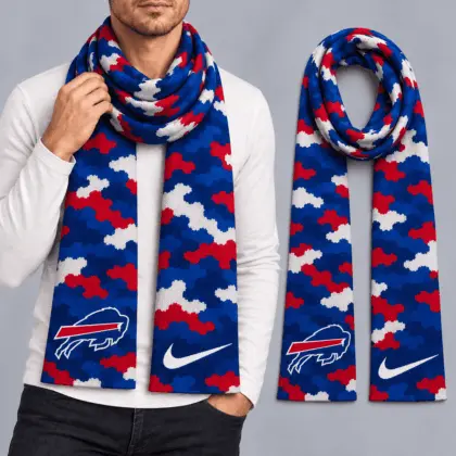 Buffalo Bills | Premium NFL Camo GameDay Ready Scarf NY