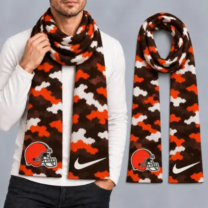 Cleveland Browns | Premium NFL Camo GameDay Ready Scarf NY