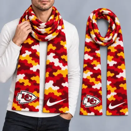 Kansas City Chiefs | Premium NFL Camo GameDay Ready Scarf NY
