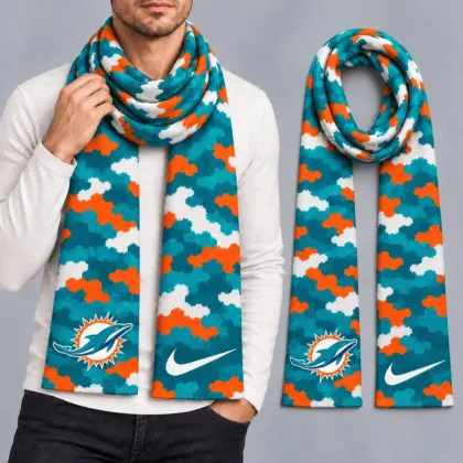 Miami Dolphins | Premium NFL Camo GameDay Ready Scarf NY