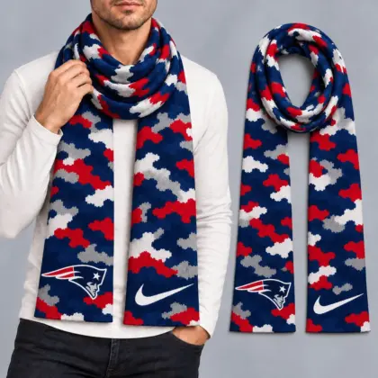 New England Patriots | Premium NFL Camo GameDay Ready Scarf NY