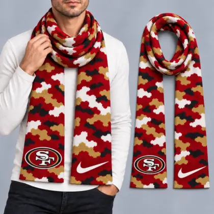 San Francisco 49ers | Premium NFL Camo GameDay Ready Scarf NY