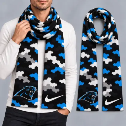 Carolina Panthers | Premium NFL Camo GameDay Ready Scarf NY