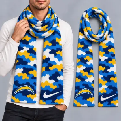 Los Angeles Chargers | Premium NFL Camo GameDay Ready Scarf NY