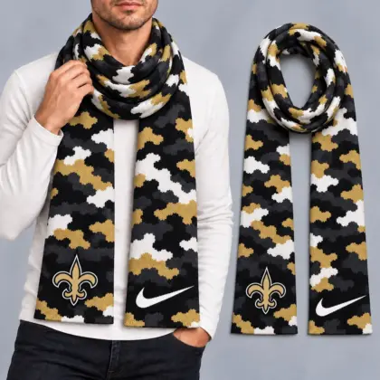 New Orleans Saints | Premium NFL Camo GameDay Ready Scarf NY