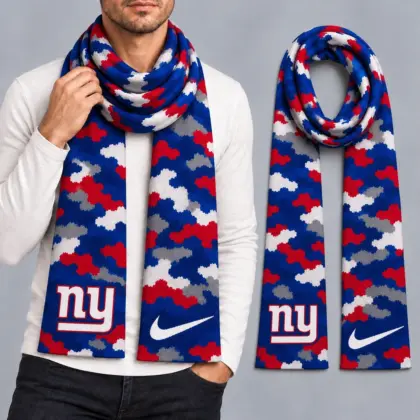 New York Giants | Premium NFL Camo GameDay Ready Scarf NY