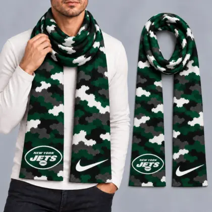 New York Jets | Premium NFL Camo GameDay Ready Scarf NY