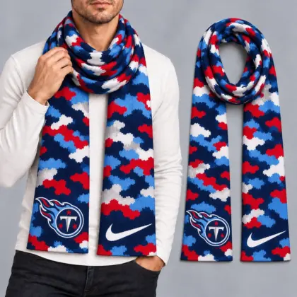 Tennessee Titans | Premium NFL Camo GameDay Ready Scarf NY