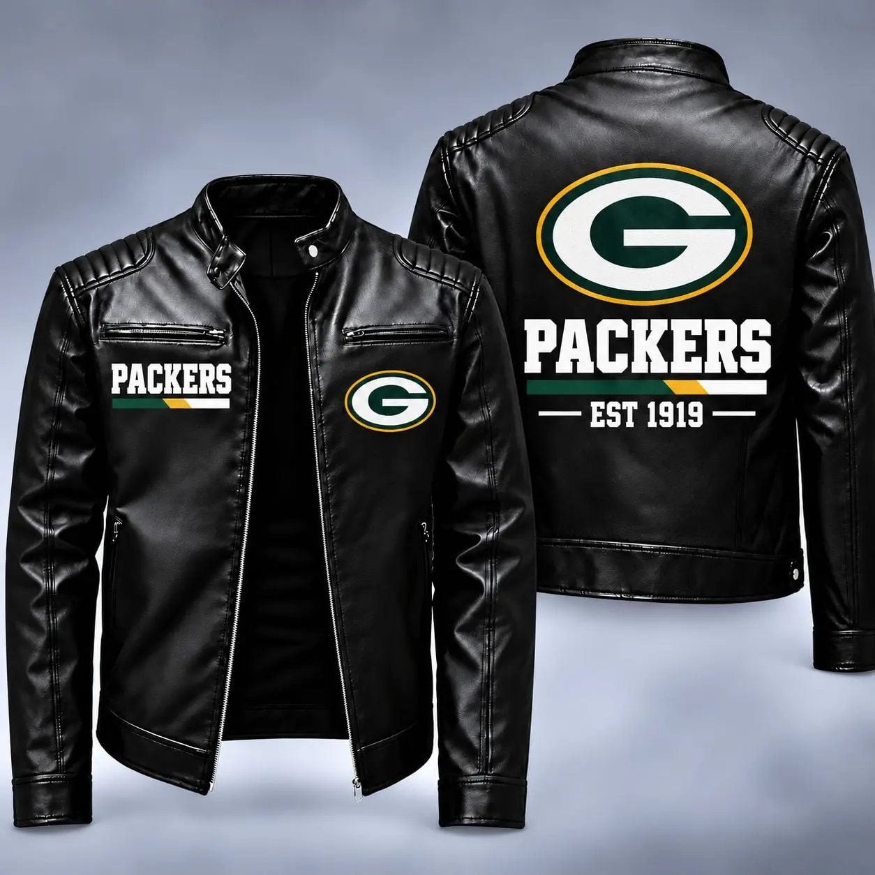Green Bay Packers | Premium NFL Game Day Leather Jacket NY