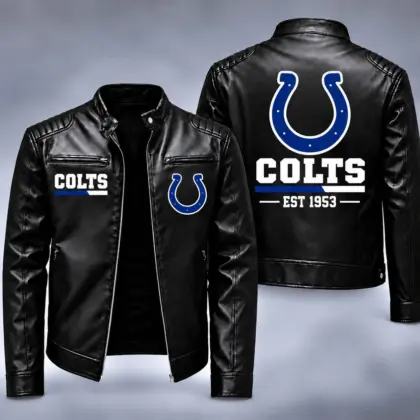 Indianapolis Colts | Premium NFL Game Day Leather Jacket NY