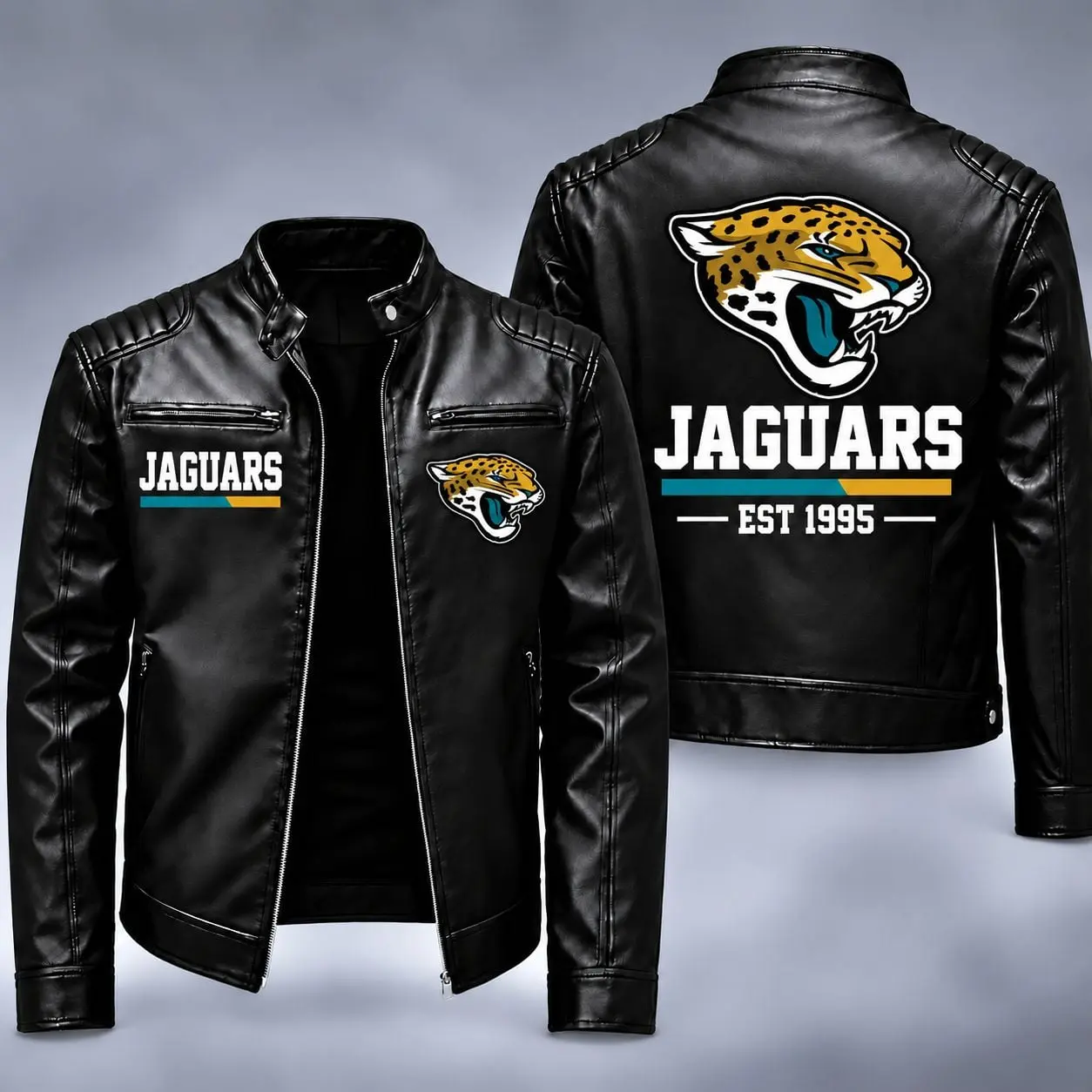 Jacksonville Jaguars | Premium NFL Game Day Leather Jacket NY