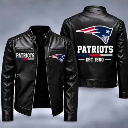 New England Patriots | Premium NFL Game Day Leather Jacket NY