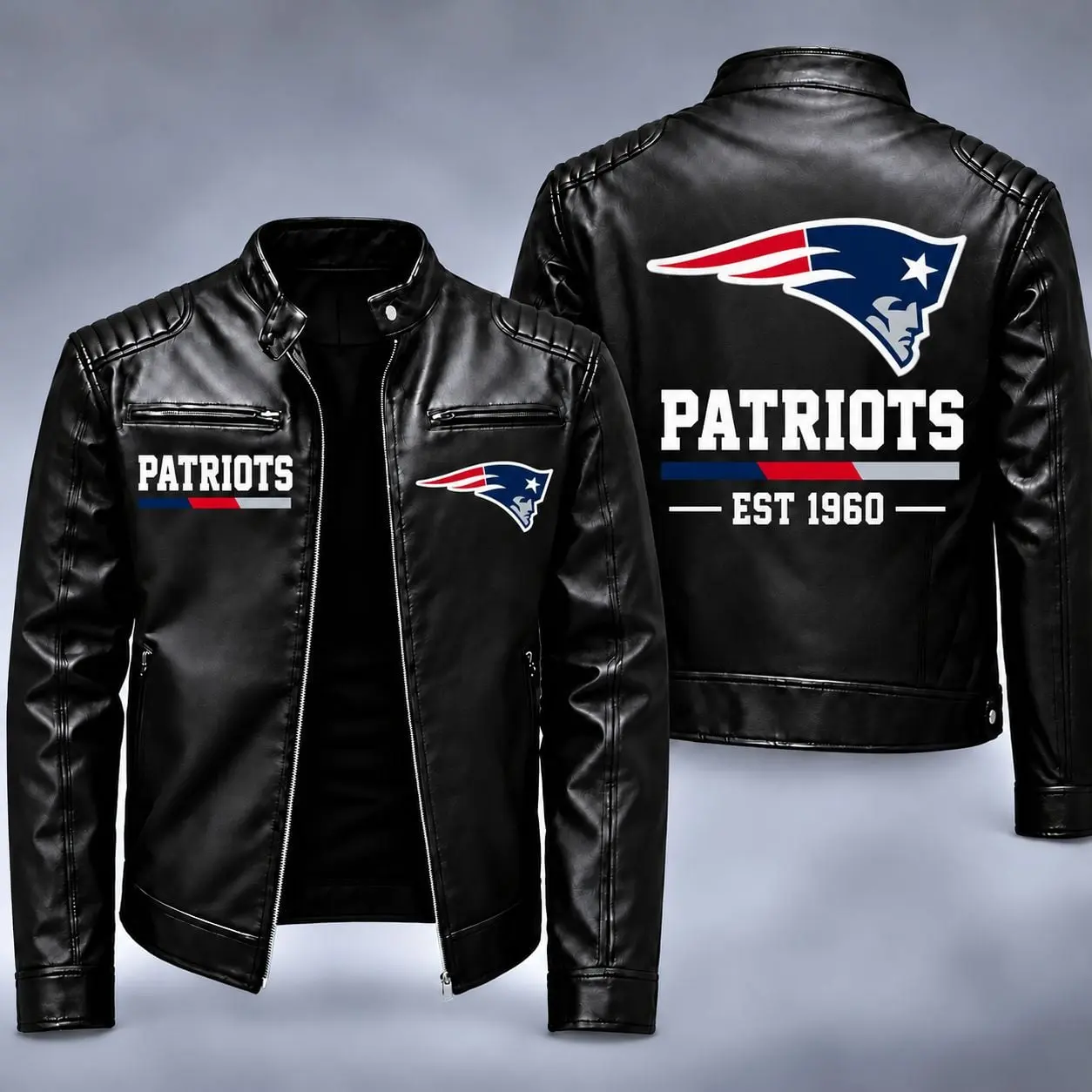 New England Patriots | Premium NFL Game Day Leather Jacket NY
