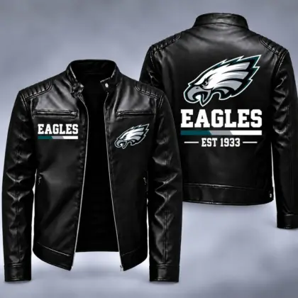 Philadelphia Eagles | Premium NFL Game Day Leather Jacket NY
