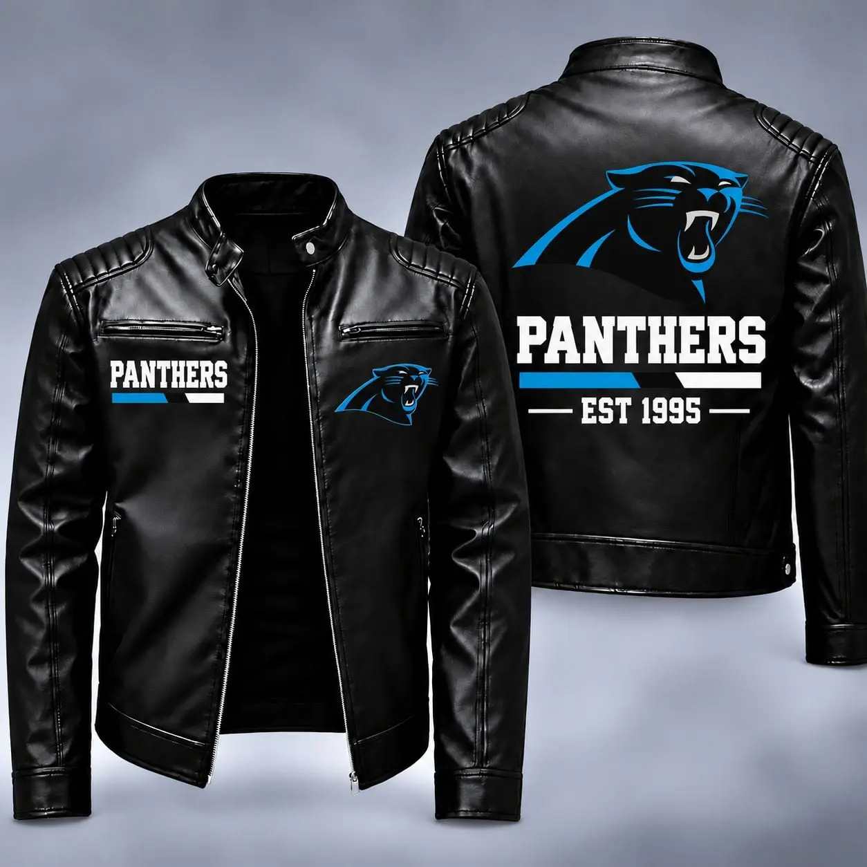 Carolina Panthers | Premium NFL Game Day Leather Jacket NY