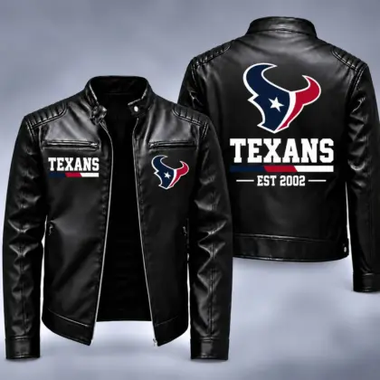Houston Texans | Premium NFL Game Day Leather Jacket NY