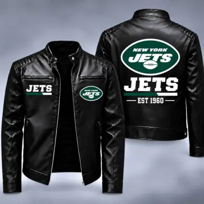 New York Jets | Premium NFL Game Day Leather Jacket NY