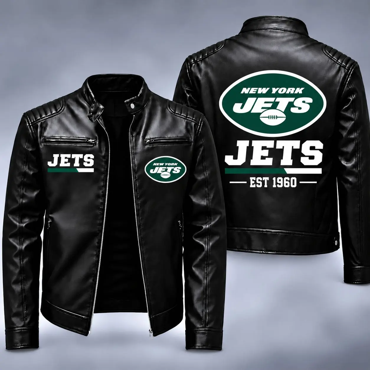 New York Jets | Premium NFL Game Day Leather Jacket NY