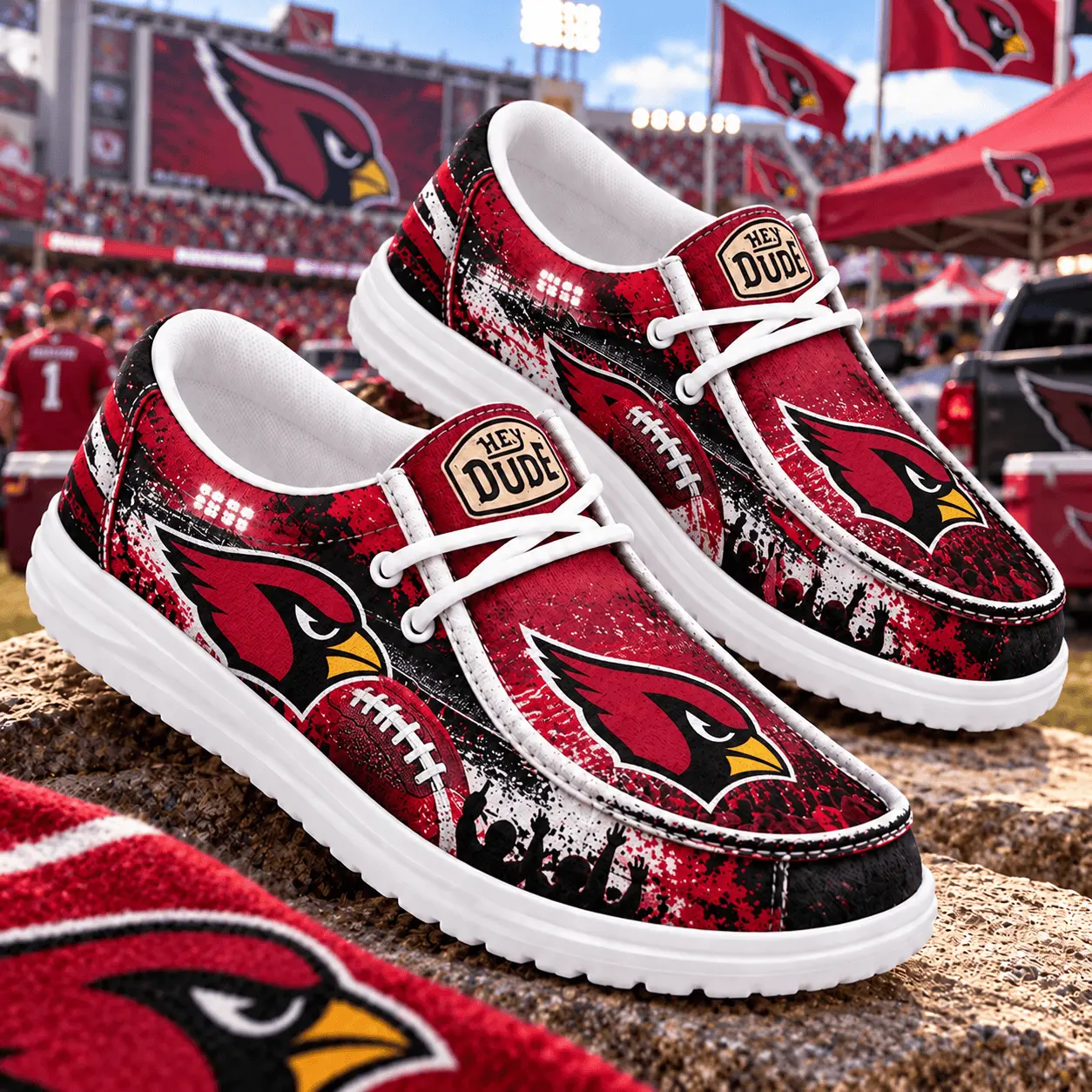 Arizona Cardinals | Premium NFL Gameday Spirit Loafer Shoes NY