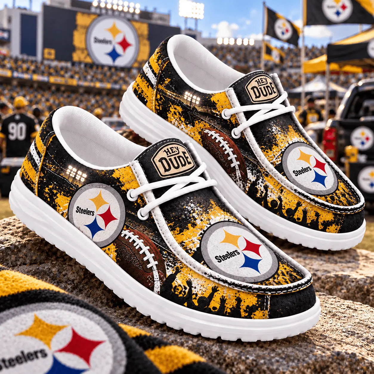 Pittsburgh Steelers | Premium NFL Gameday Spirit Loafer Shoes NY