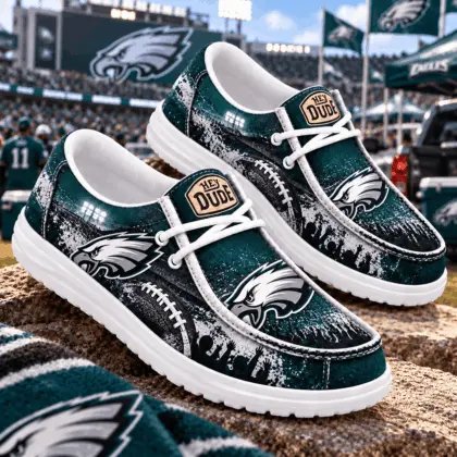 Philadelphia Eagles | Premium NFL Gameday Spirit Loafer Shoes NY