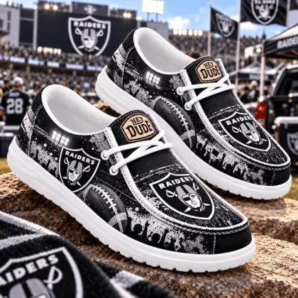 Las Vegas Raiders | Premium NFL Gameday Spirit Loafer Shoes NY