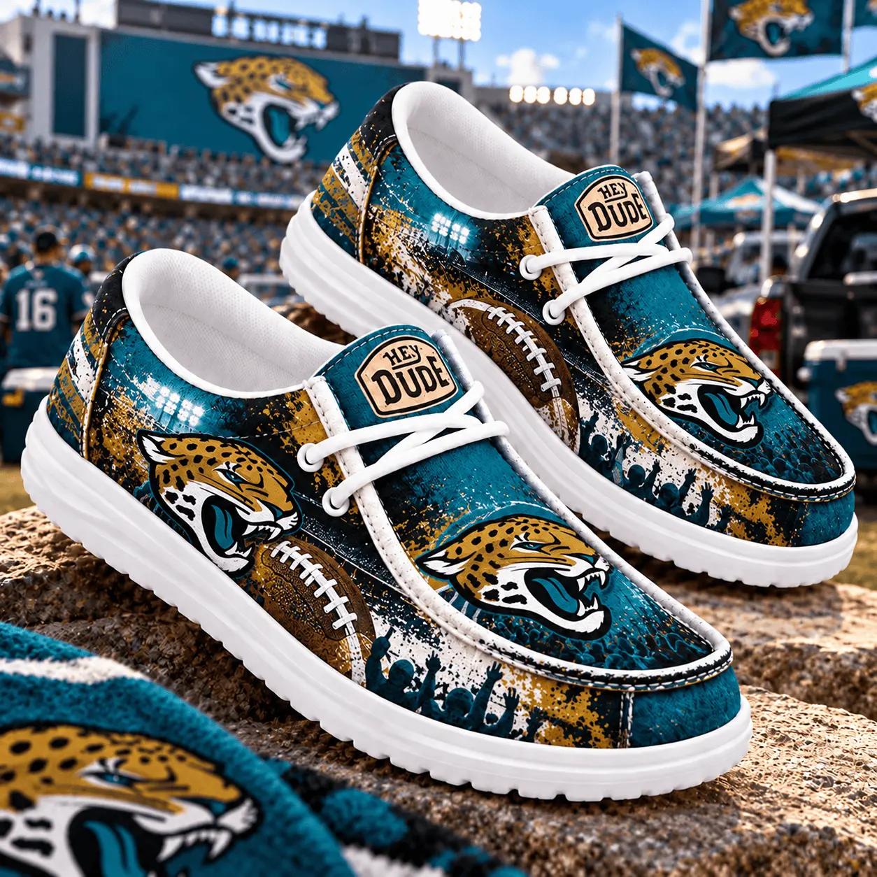 Jacksonville Jaguars | Premium NFL Gameday Spirit Loafer Shoes NY