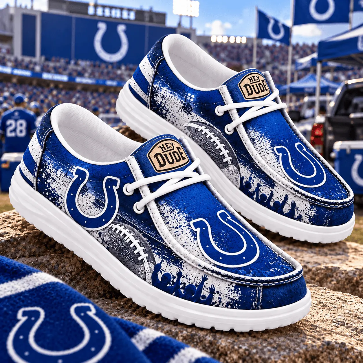 Indianapolis Colts | Premium NFL Gameday Spirit Loafer Shoes NY