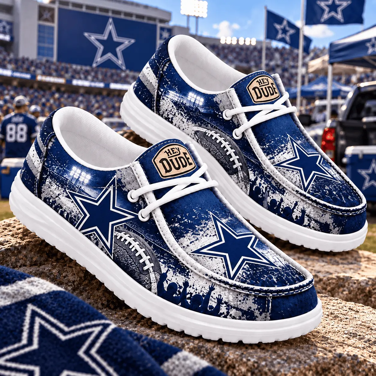 Dallas Cowboys | Premium NFL Gameday Spirit Loafer Shoes NY